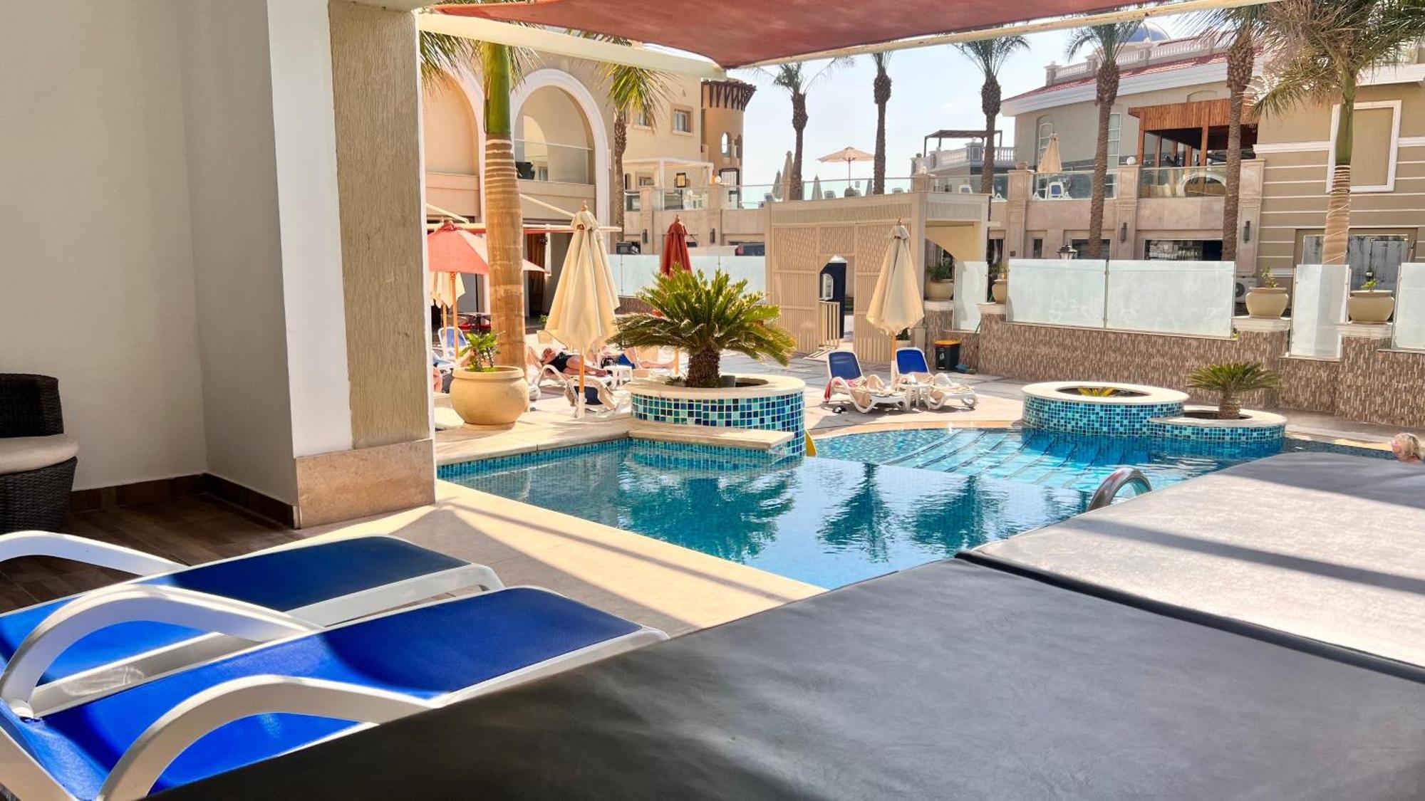 הורגהדה Kaisol Romance Resort Sahl Hasheesh - Adults Only מראה חיצוני תמונה The pool at the hotel