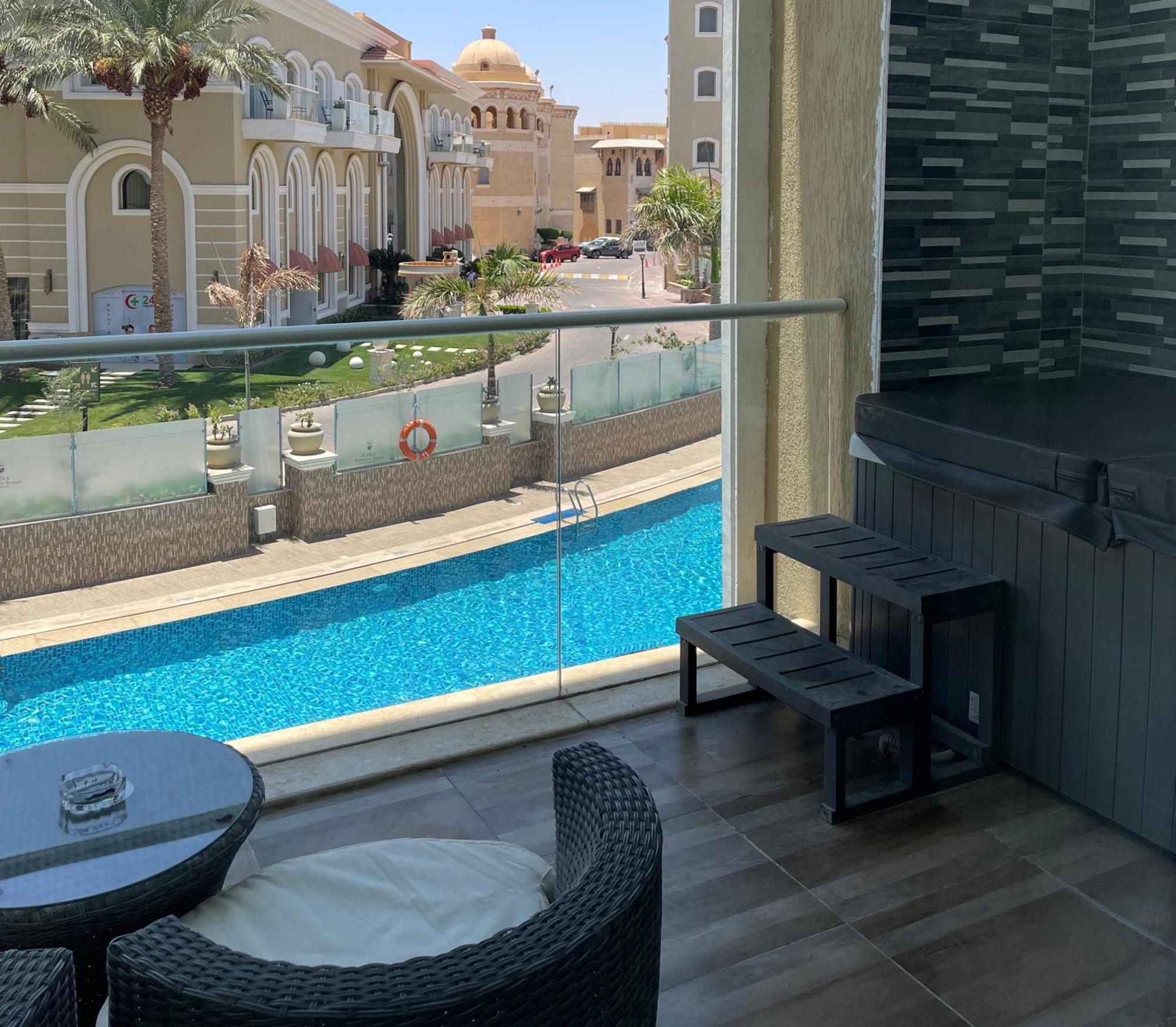 הורגהדה Kaisol Romance Resort Sahl Hasheesh - Adults Only מראה חיצוני תמונה The View from the balcony of a hotel room